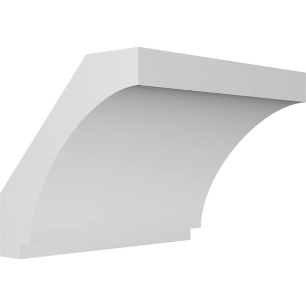 Ekena Millwork 5 1/2-in. W x 38-in. D x 38-in. H Imperial Architectural Grade PVC Knee Brace BRCP055X38X38IMP - main